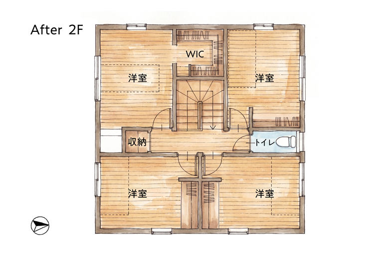 新発田市｜高天井リビングでつながる、三世代の家～受け継ぎ、暮らしを再構築する家～｜完成見学会【予約制】